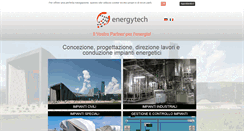 Desktop Screenshot of energytech.it